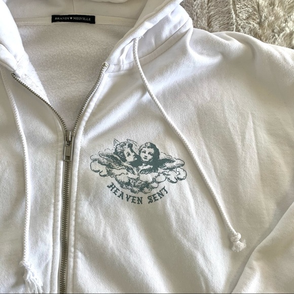 heaven sent moletom com capuz brandy melville